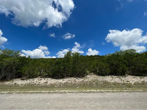 a view of a lake and green space