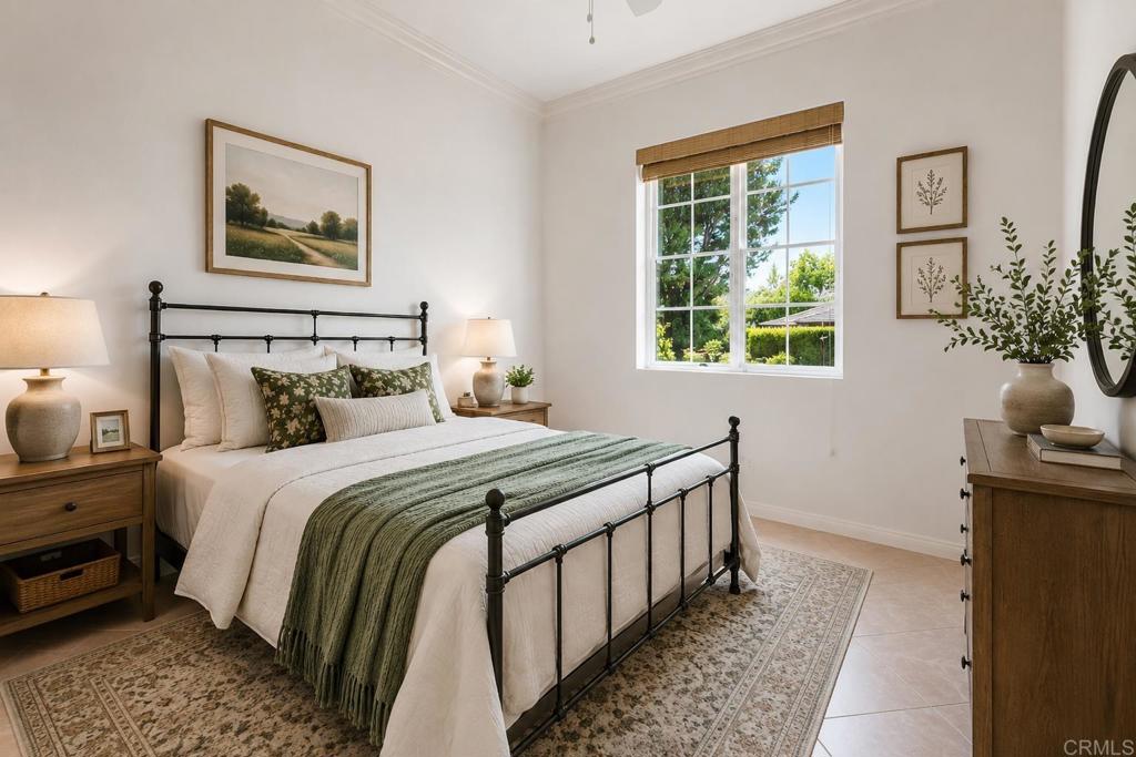 672 Inverlochy Drive Fallbrook, CA 92028 - Photo 43 of 75 a bedroom with a bed and a window