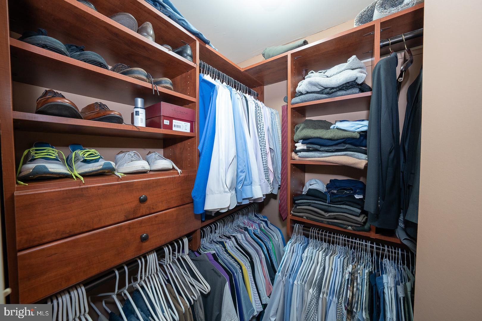 108 Valley Stream Circle, Unit 108A Chesterbrook, PA 19087 - Photo 13 of 22 a view of walk in closet with clothes and shoes