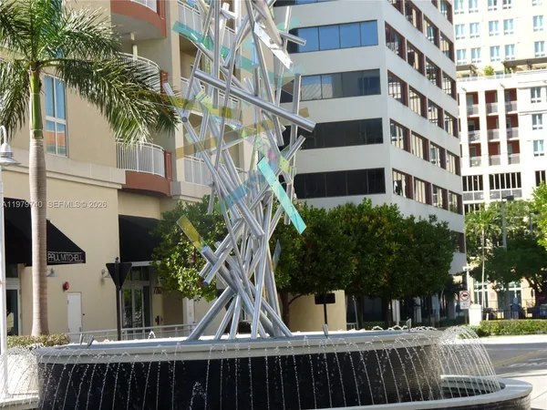 a front view of a building