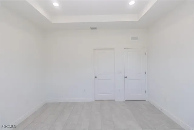 a view of an empty room