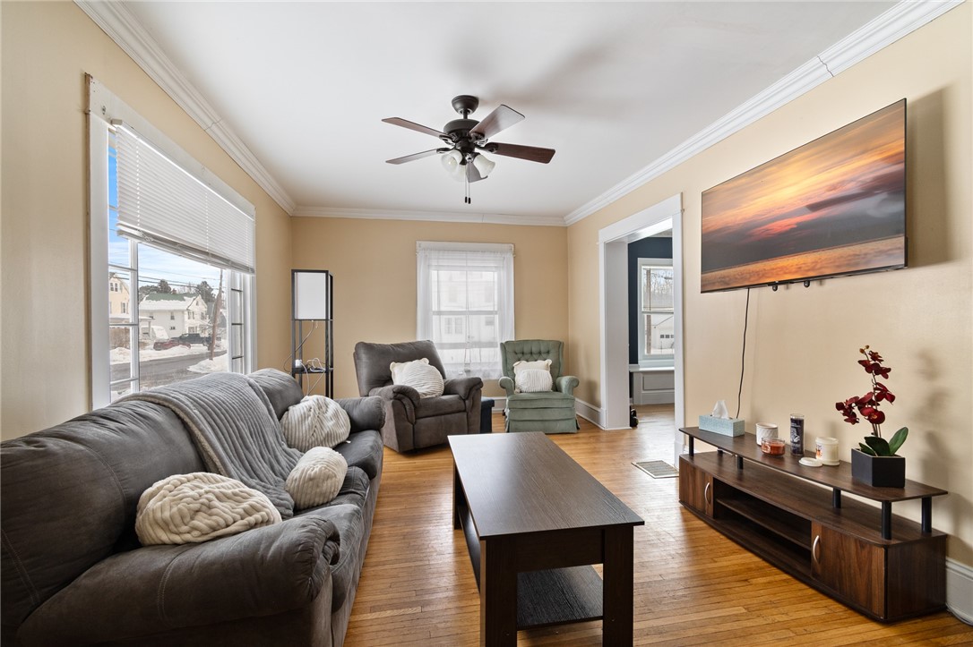 135 Wilson Street Arcadia, NY 14513 - Photo 14 of 27 The LIVING ROOM to the DINING view - note the refi