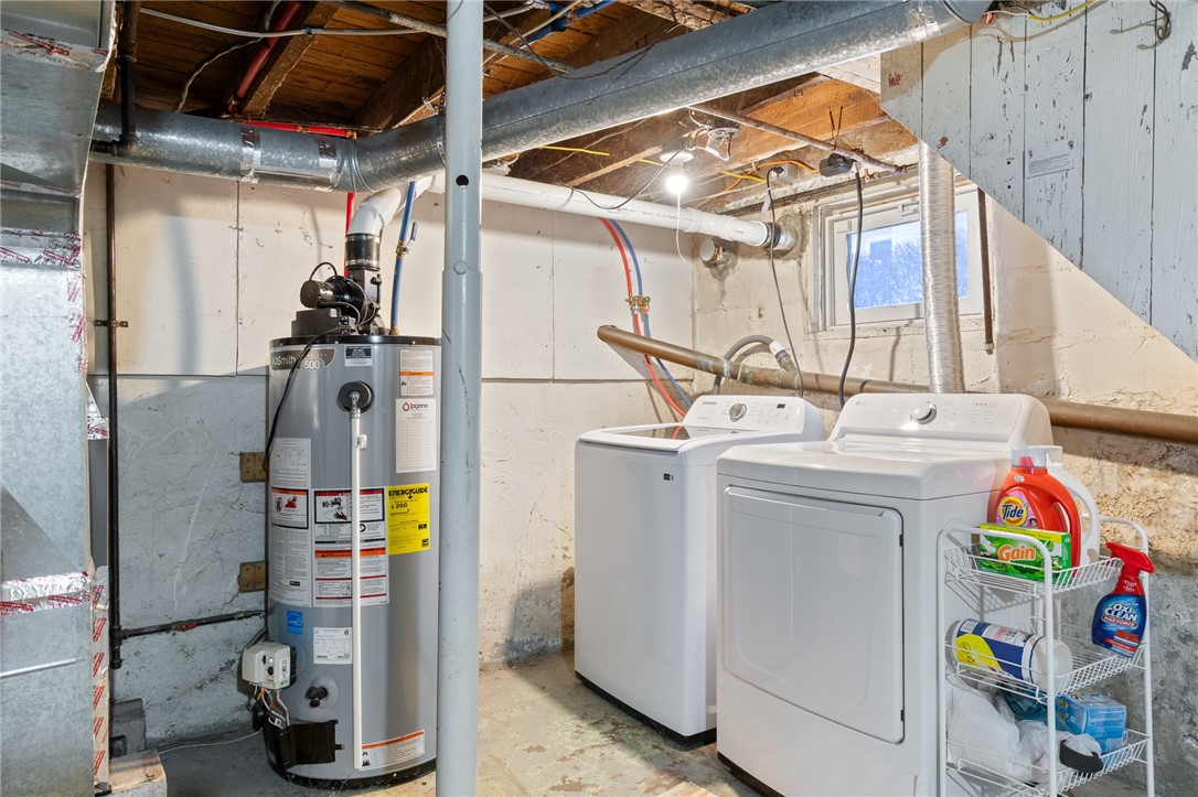 135 Wilson Street Arcadia, NY 14513 - Photo 27 of 27 The lower level laundry area and NEW water heater!