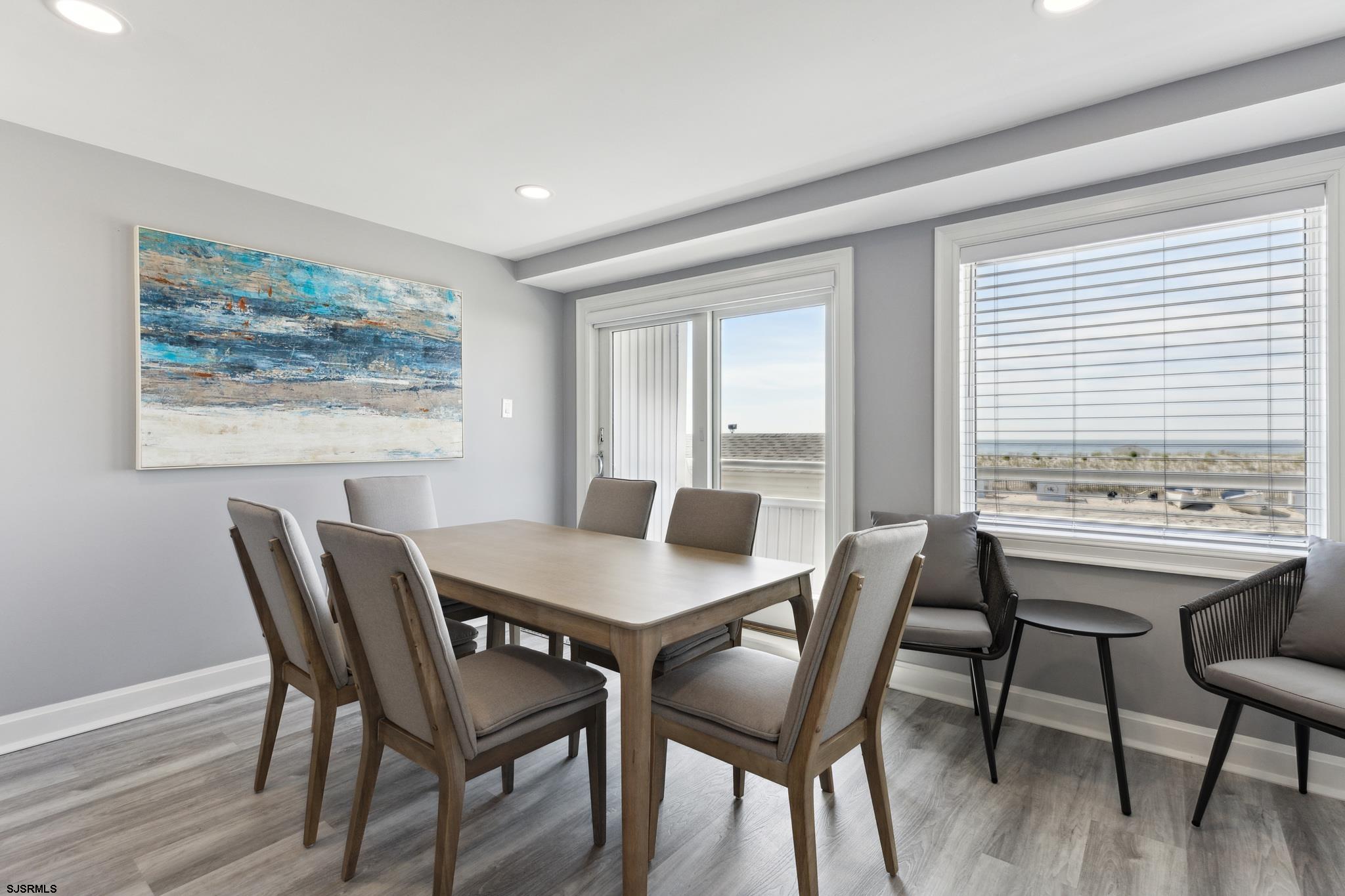 111 South Decatur Avenue Margate City, NJ 08402 - Photo 18 of 39 a view of a dining room with furniture window and outside view