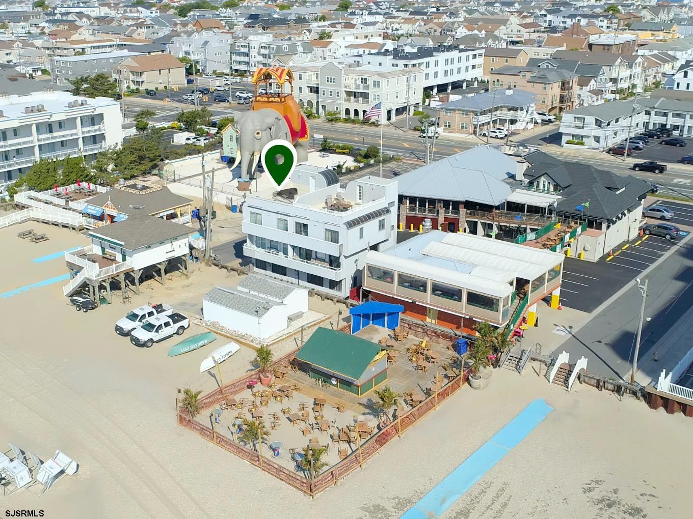 111 South Decatur Avenue Margate City, NJ 08402 - Photo 38 of 39 an aerial view of a building with an outdoor space