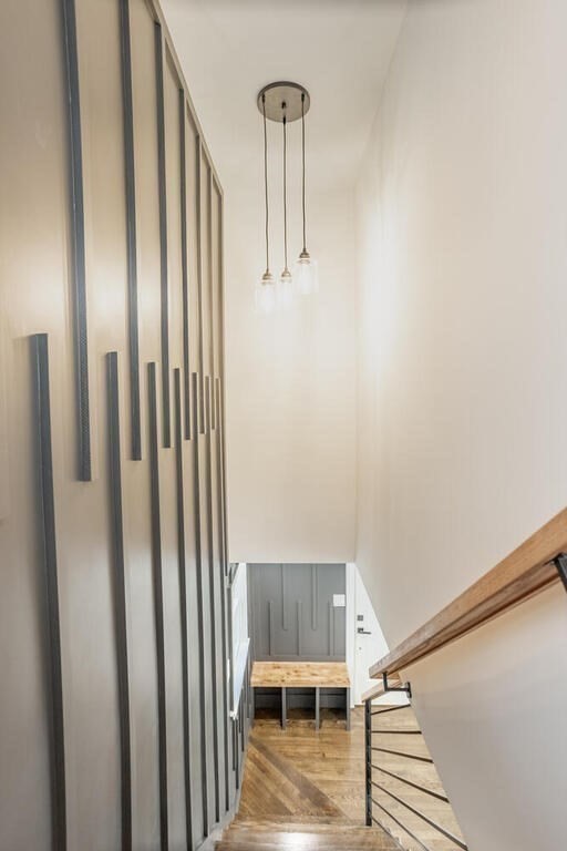 79 Bonham Road Dedham, MA 02026 - Photo 12 of 28 a view of a hallway with staircase