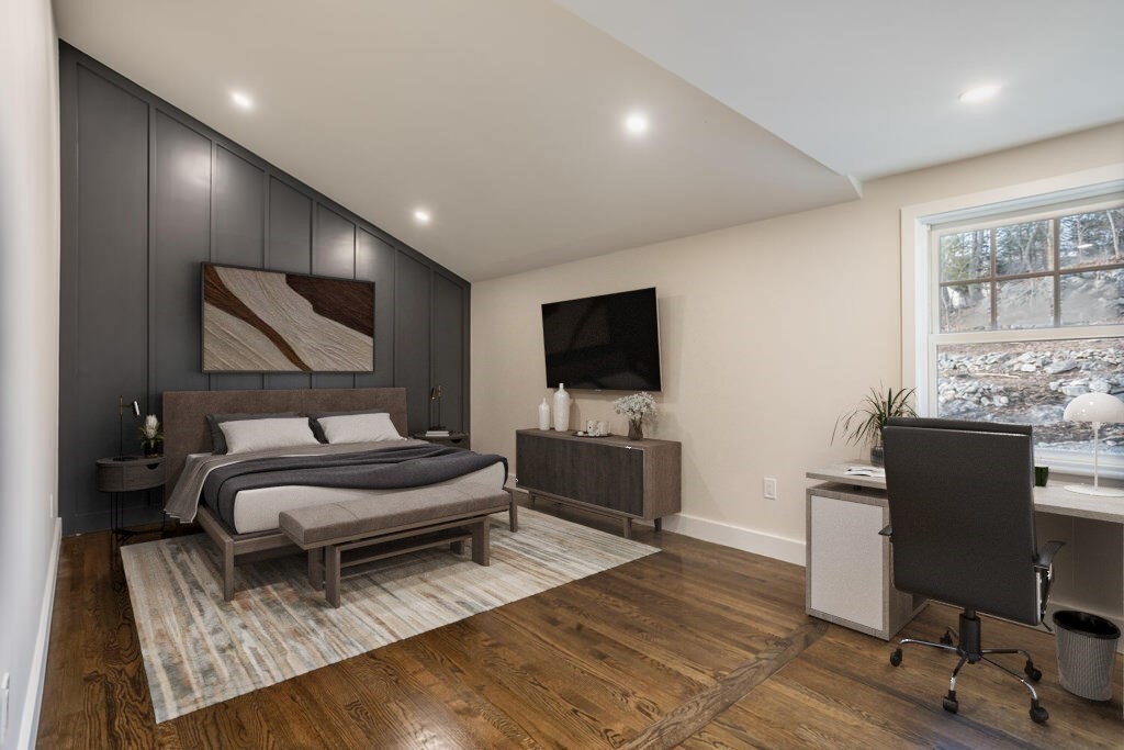 79 Bonham Road Dedham, MA 02026 - Photo 14 of 28 a living room with furniture and a flat screen tv