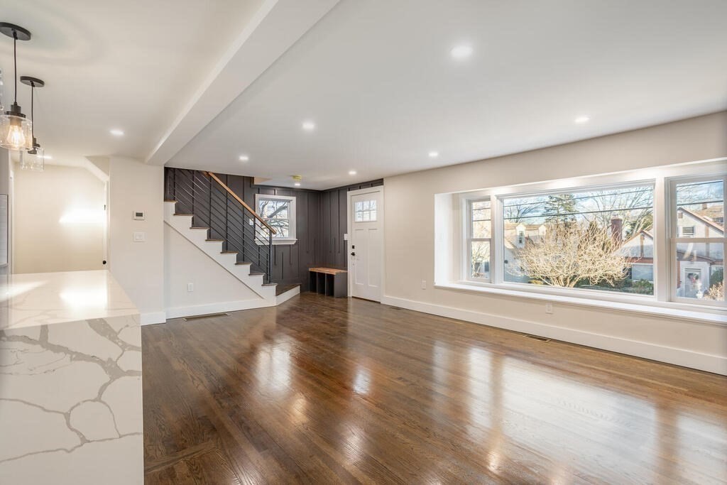 79 Bonham Road Dedham, MA 02026 - Photo 5 of 28 a view of an entryway with wooden floor