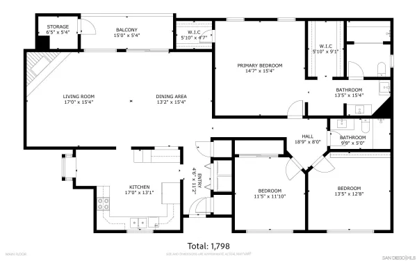 $799,000 | 6960 Hyde Park Drive, Unit 12, San Diego, CA 92119