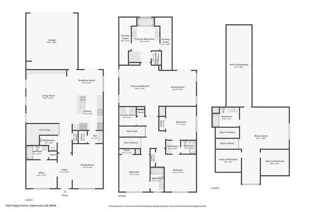 $830,000 | 1055 Poppy Pointe, Alpharetta, GA 30004