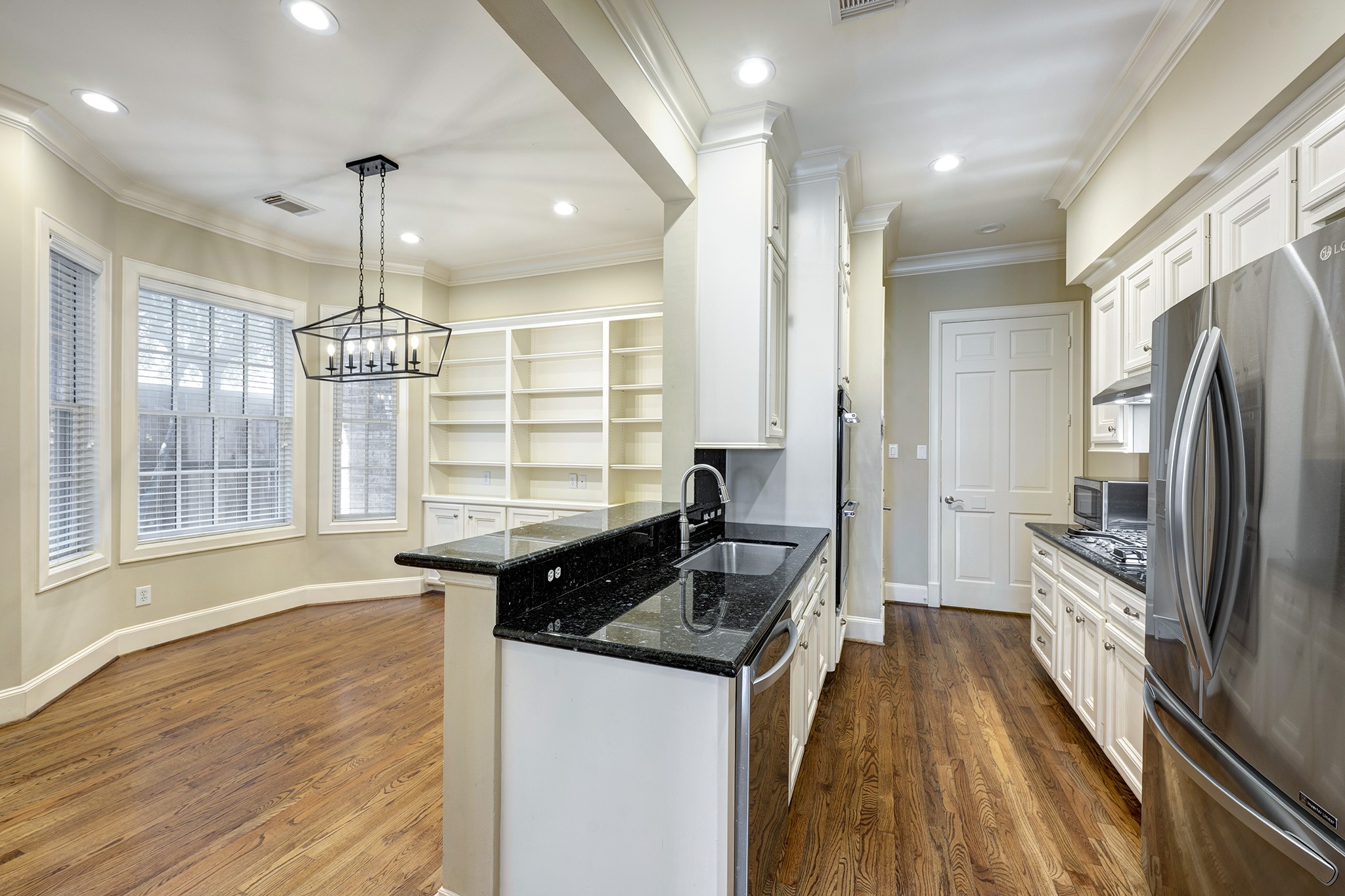 2740 Wroxton Road West University Place, TX 77005 - Photo 11 of 28 View of Kitchen looking into Breakfast Room