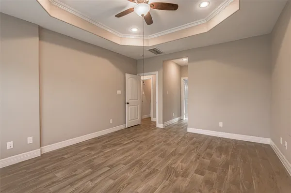 wooden floor in an empty room