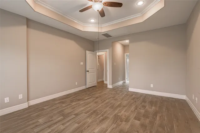 wooden floor in an empty room