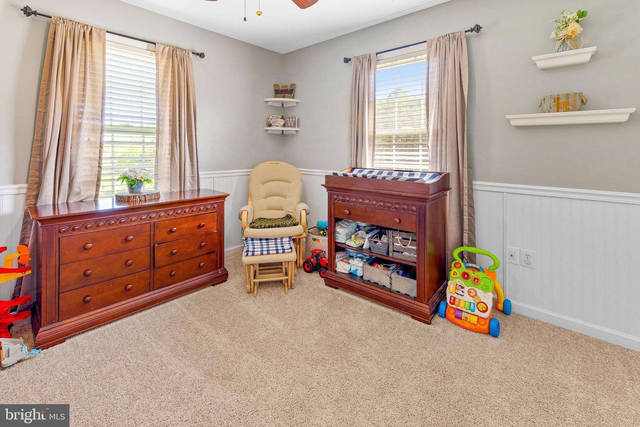 1389 Ball Road Port Republic, MD 20676 - Photo 24 of 56 Fourth bedroom has wainscotting