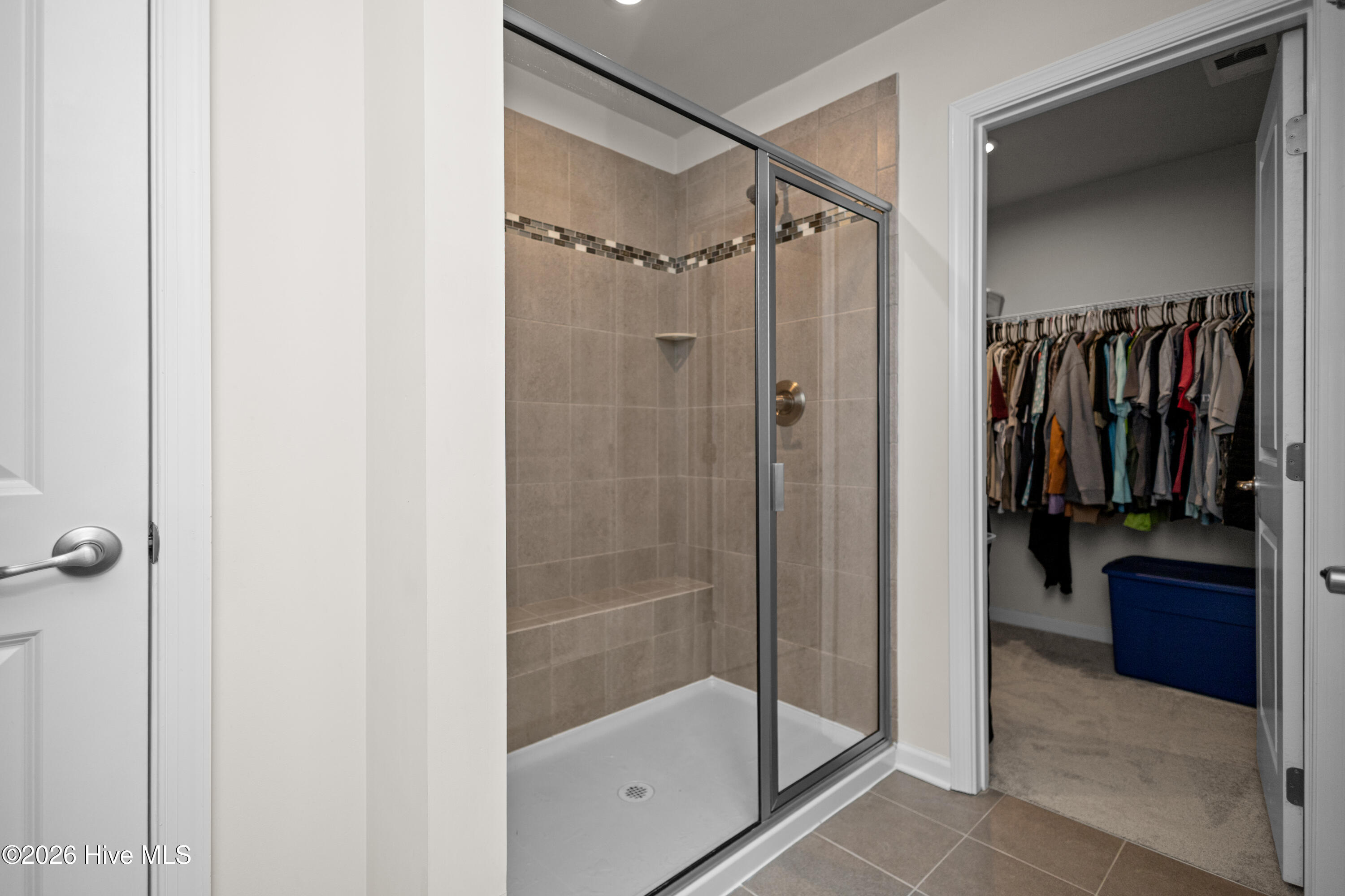 217 Sunny Lake Road Moyock, NC 27958 - Photo 45 of 75 Primary Shower and One of Two Closets