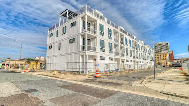 a front view of a building