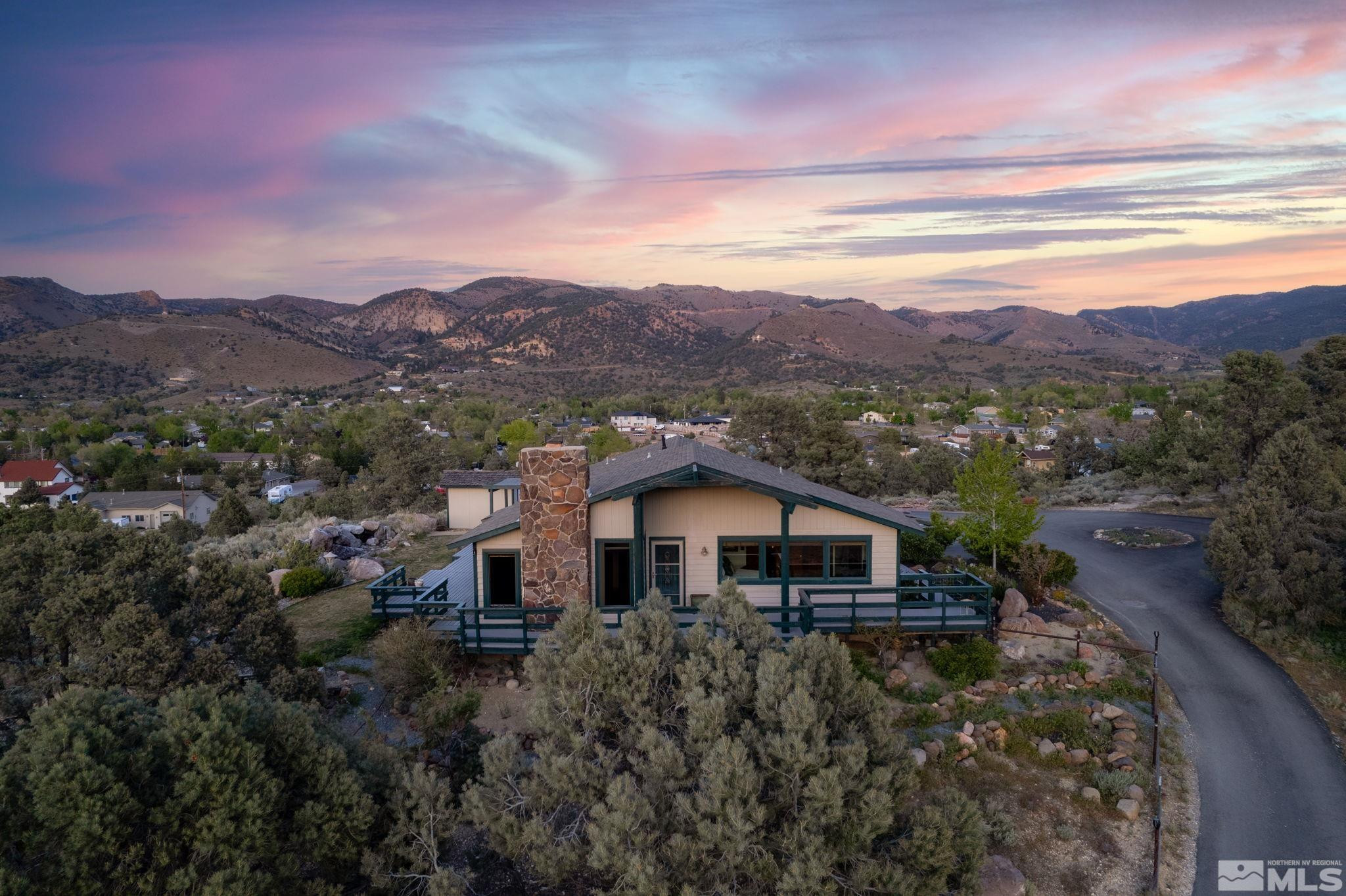 15350 Yankee Blade Road Reno, NV 89521 - Photo 18 of 27 a view of house with mountain view