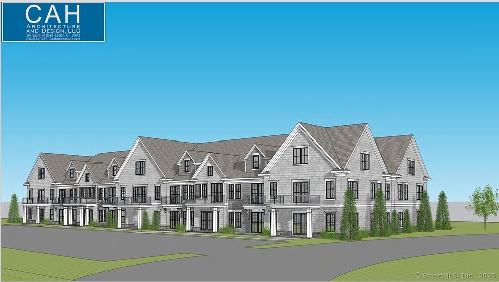 a view of houses with a big yard