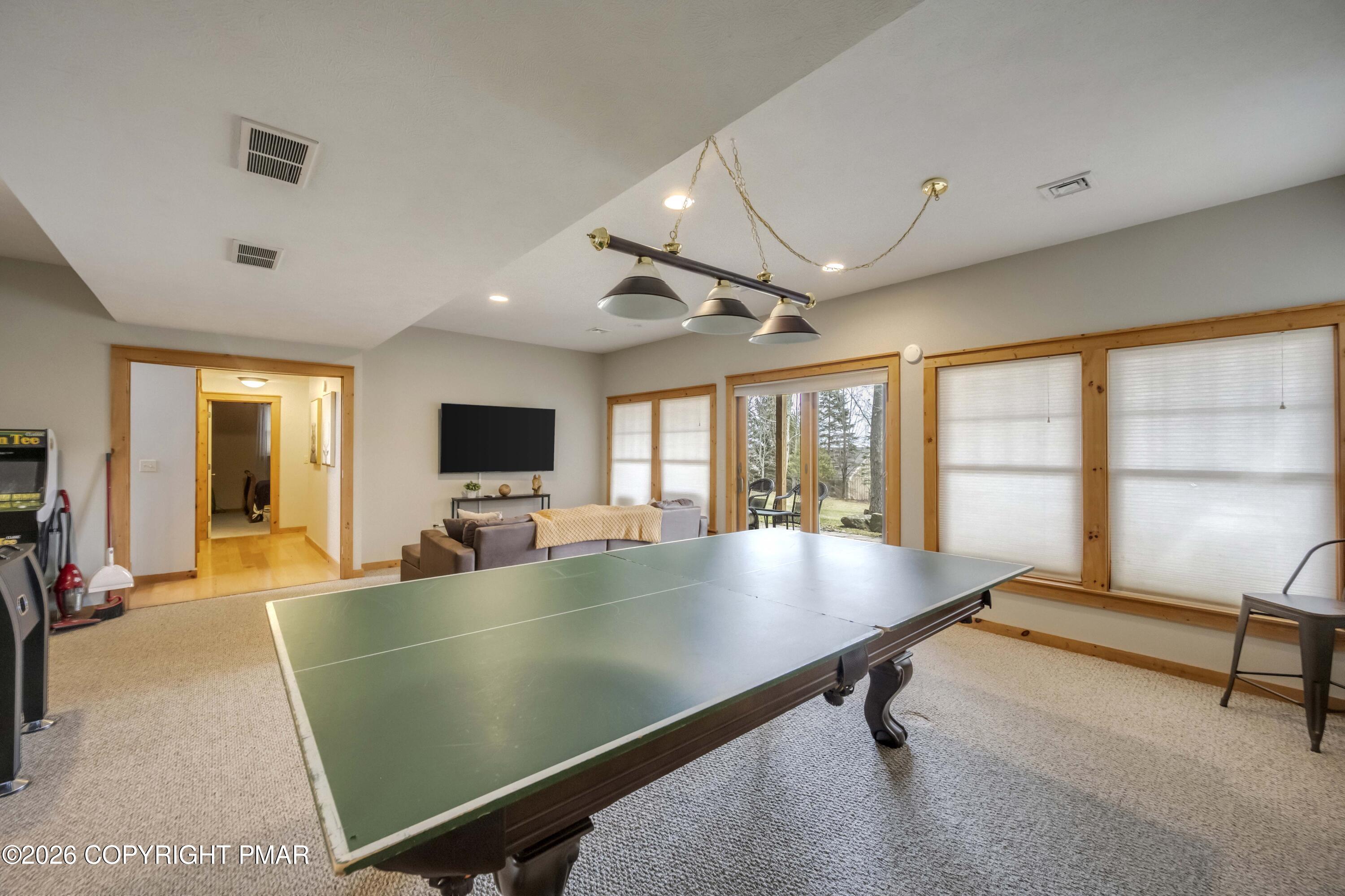 188 Upper Deer Valley Road Tannersville, PA 18372 - Photo 28 of 49 a room with pool table and windows