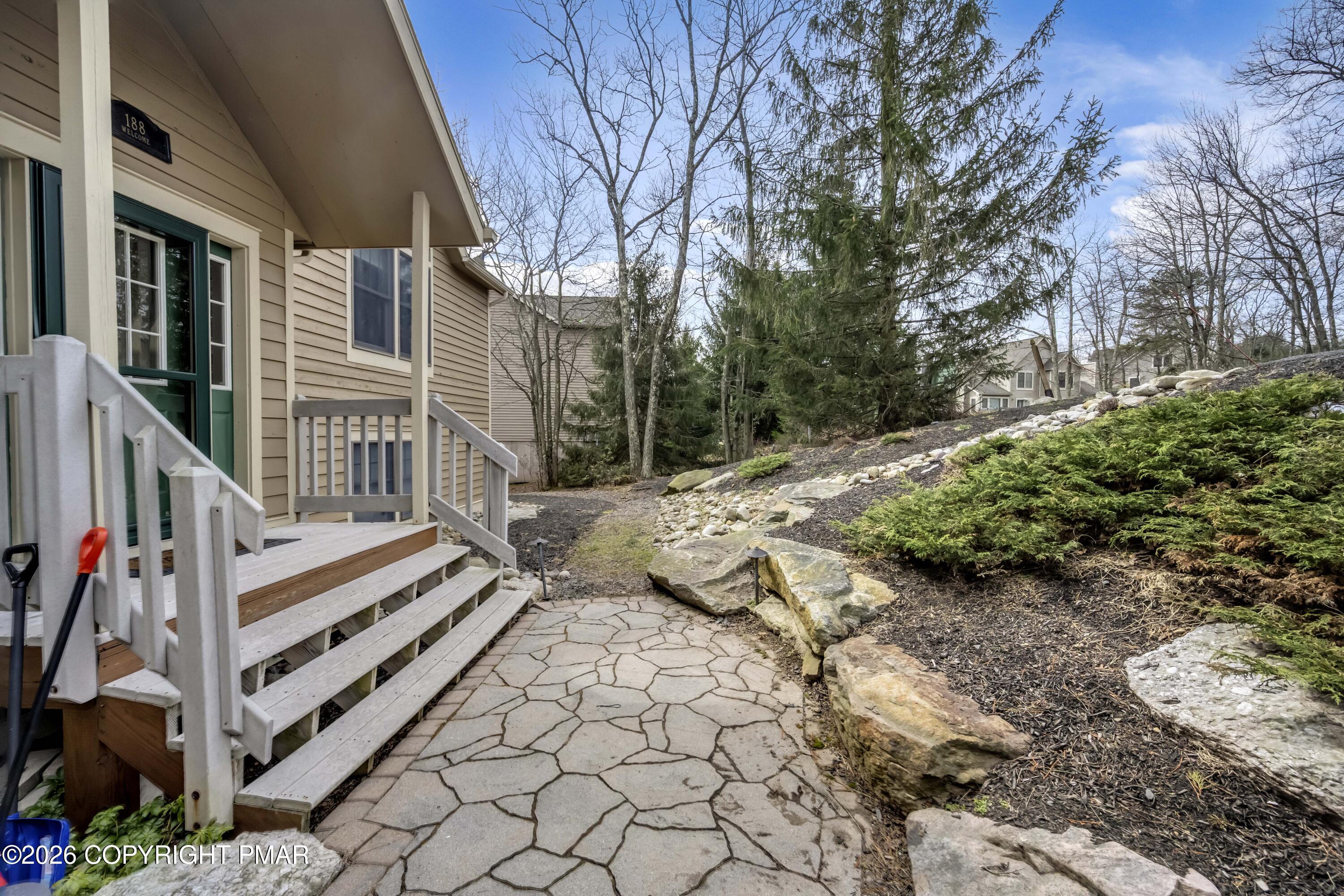 188 Upper Deer Valley Road Tannersville, PA 18372 - Photo 7 of 49 a view of entryway with a yard