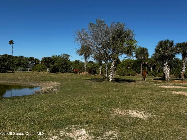 a view of a lake with houses