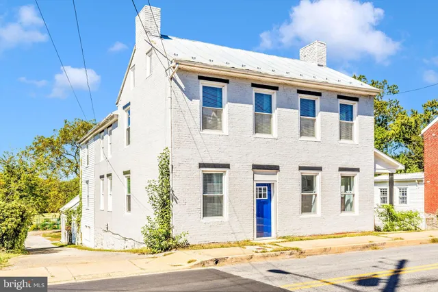 a view of a house with a balcony