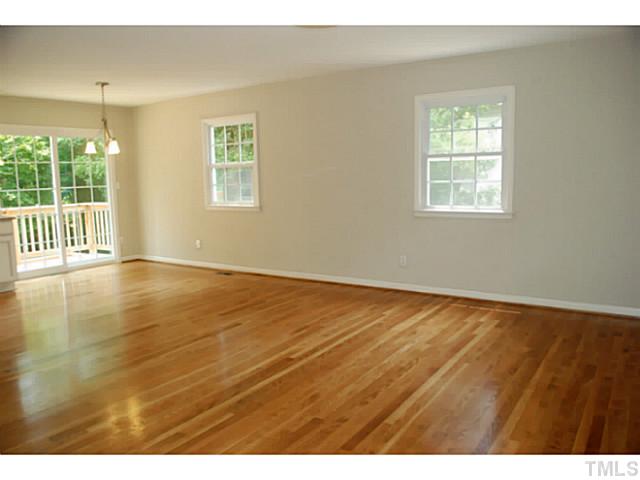 408 Latimer Road Raleigh, NC 27609 - Photo 7 of 24 The great room opens onto the new multi-level deck. Perfect for indoor/outdoor entertaining.