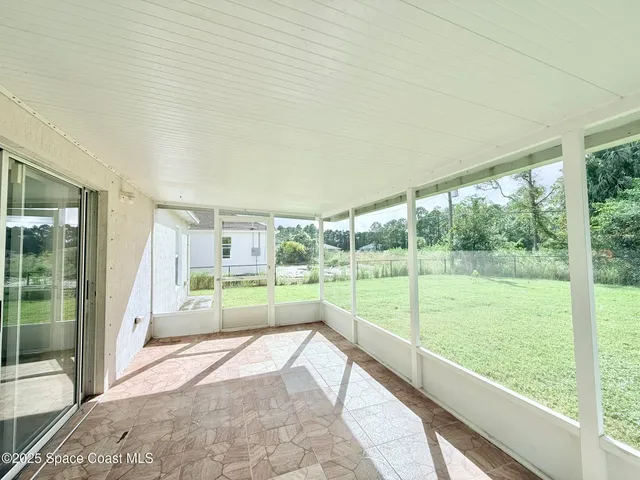 a view of an outdoor space and swimming pool