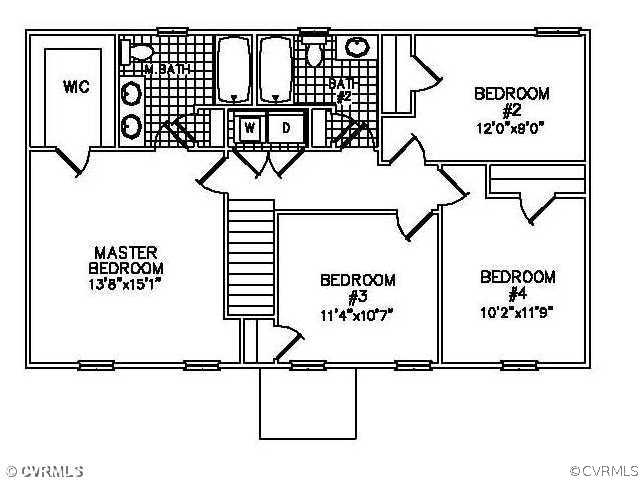 11446 Oakrise Road New Kent, VA 23124 - Photo 3 of 3 2nd Floor Plan