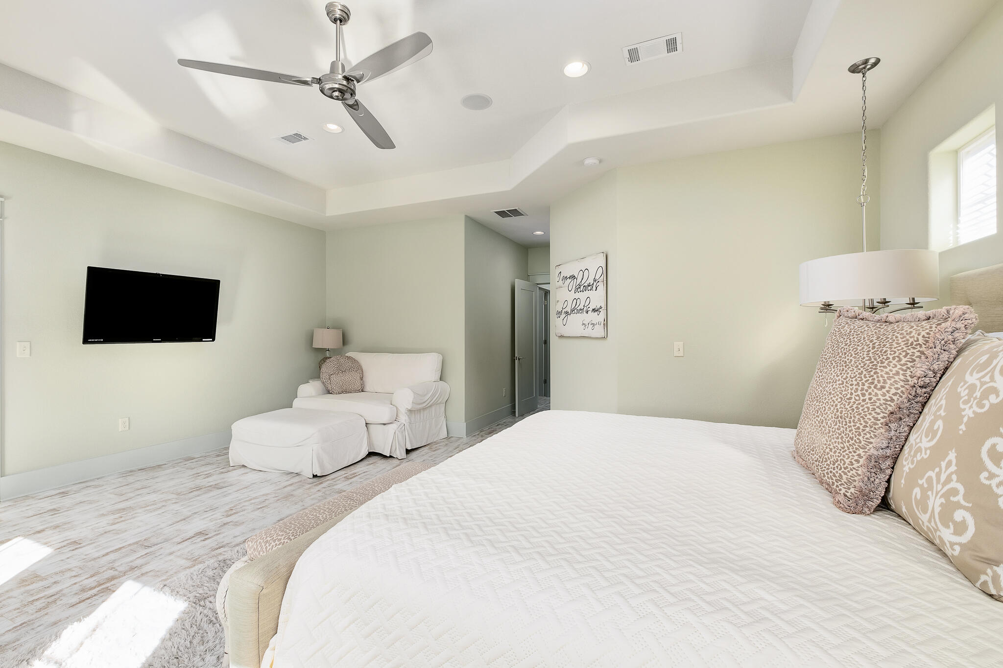 1959 Baytowne Loop Miramar Beach, FL 32550 - Photo 19 of 33 a bedroom with a bed and a flat screen tv