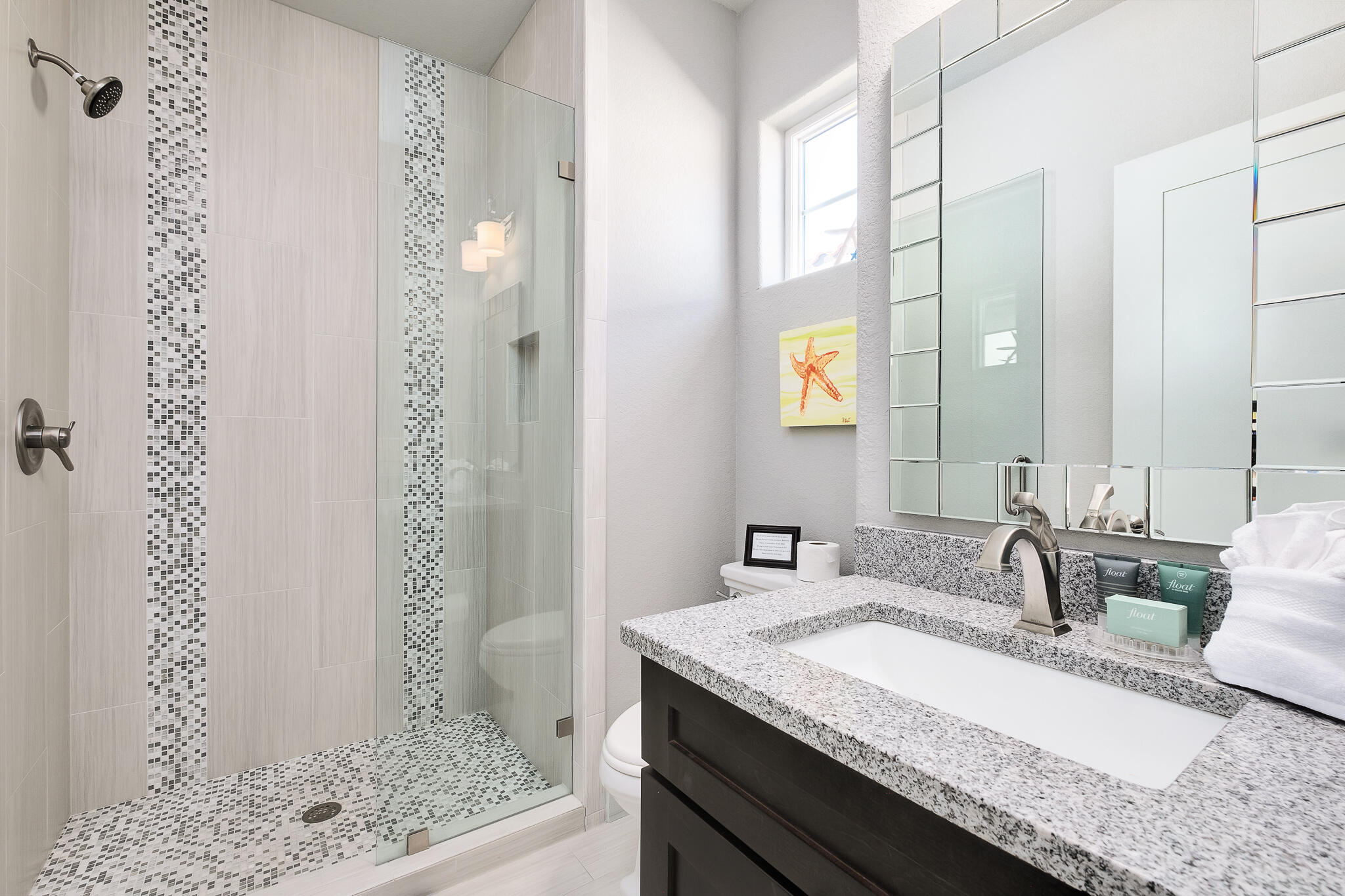 1959 Baytowne Loop Miramar Beach, FL 32550 - Photo 27 of 33 a bathroom with a granite countertop sink and a mirror