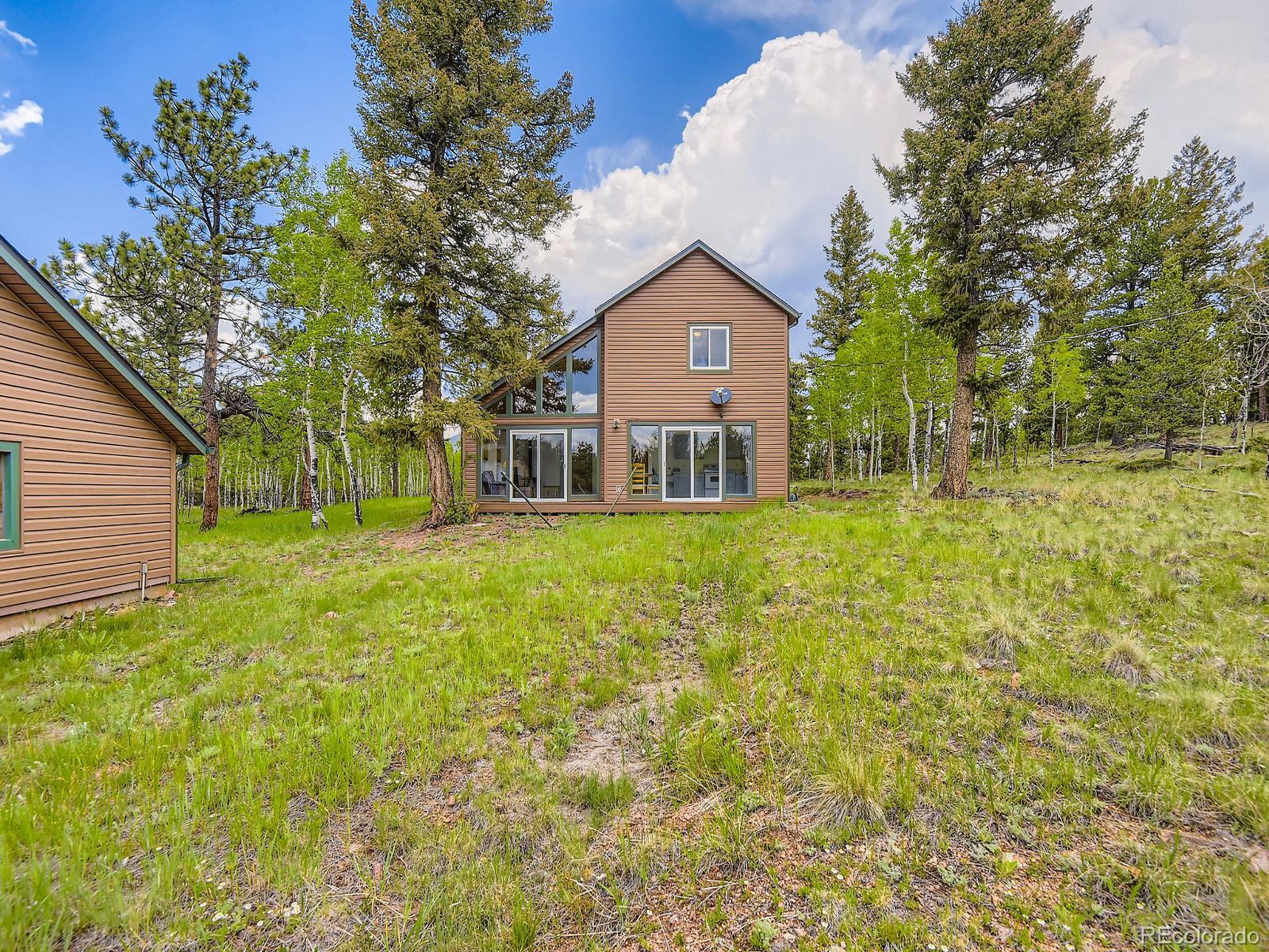 52 Branding Iron Lane Bailey, CO 80421 - Photo 25 of 29 a front view of a house with a yard