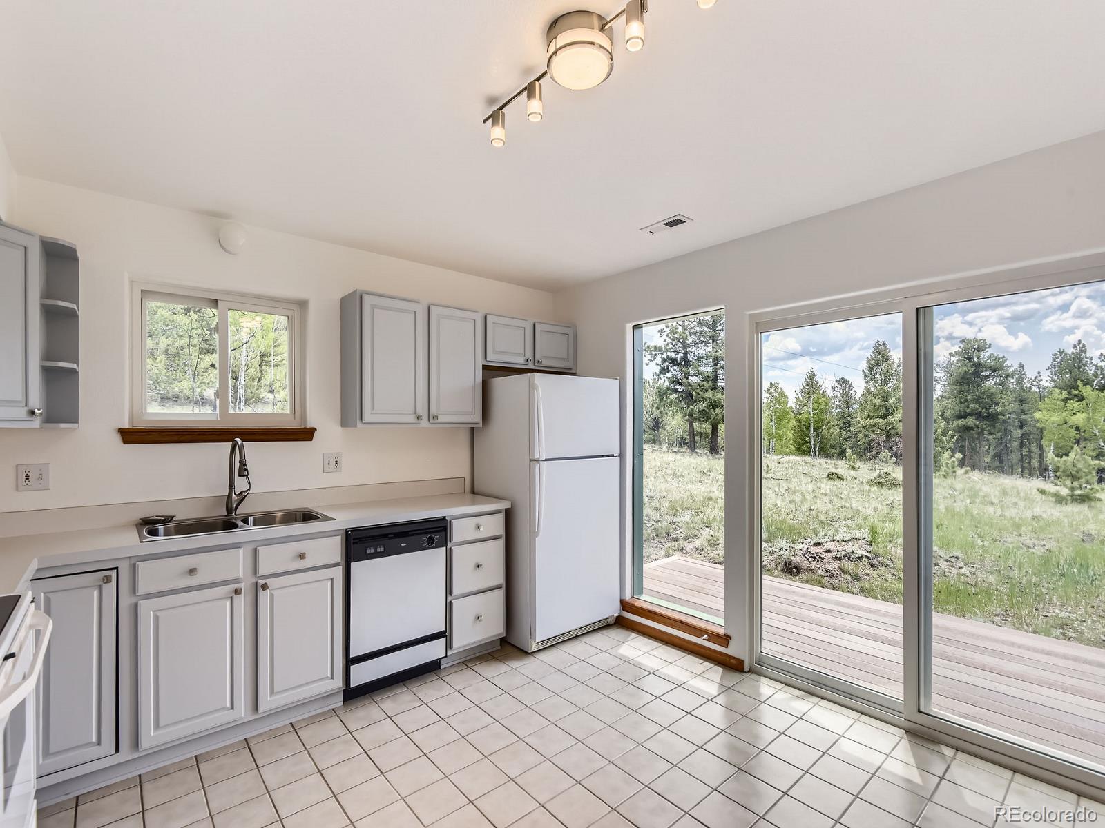52 Branding Iron Lane Bailey, CO 80421 - Photo 9 of 29 a kitchen with a sink refrigerator and window
