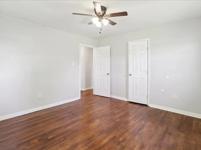 wooden floor in an empty room