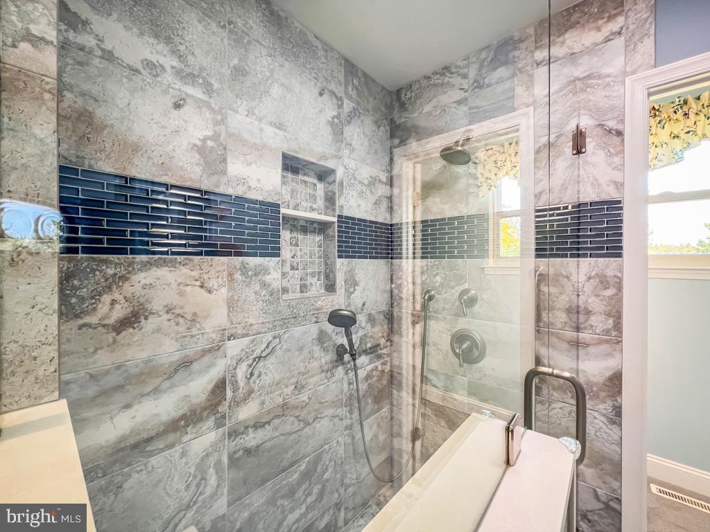 6351 Shewell Road Bensalem, PA 19020 - Photo 20 of 40 Large custom shower w/glass enclosure