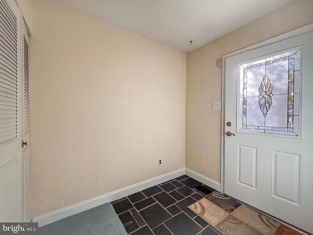 Slate entryway