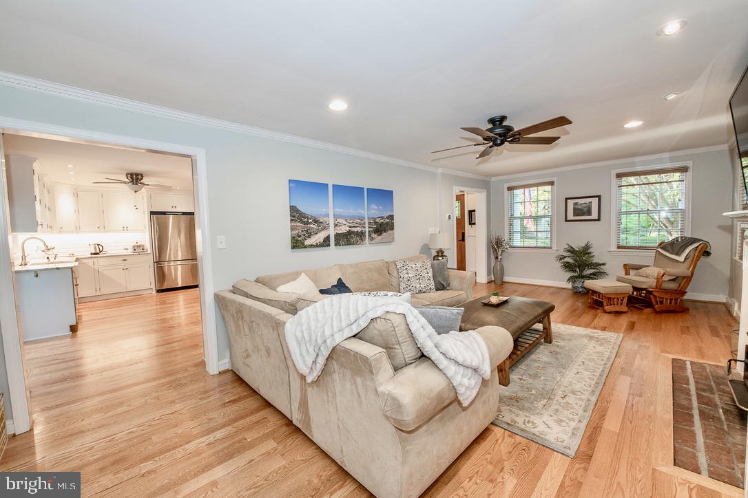 1 Forest Road Wayne, PA 19087 - Photo 9 of 38 Living Room is open to kitchen for easy flow.