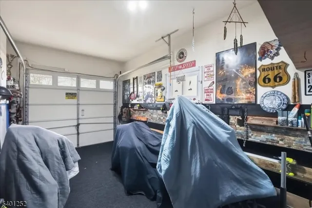a view of a living room and utility room