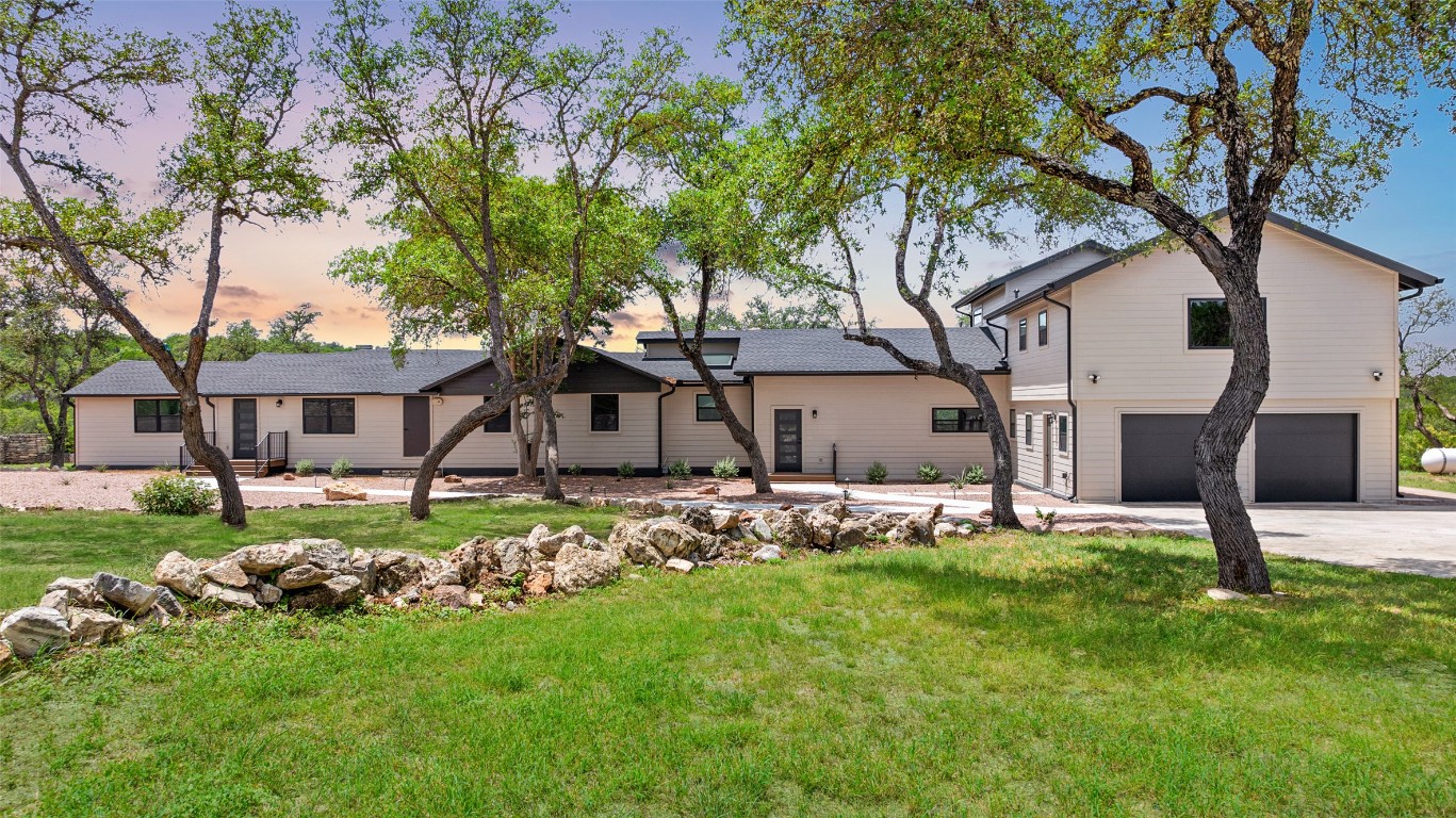 Welcome to this exceptional private Hill Country retreat on 2.5 acres, fully remodeled and offering panoramic views with three distinct residences within one estate.