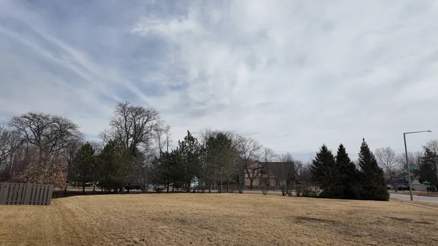 a view of outdoor space with green space