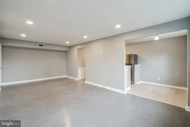 a view of an empty room