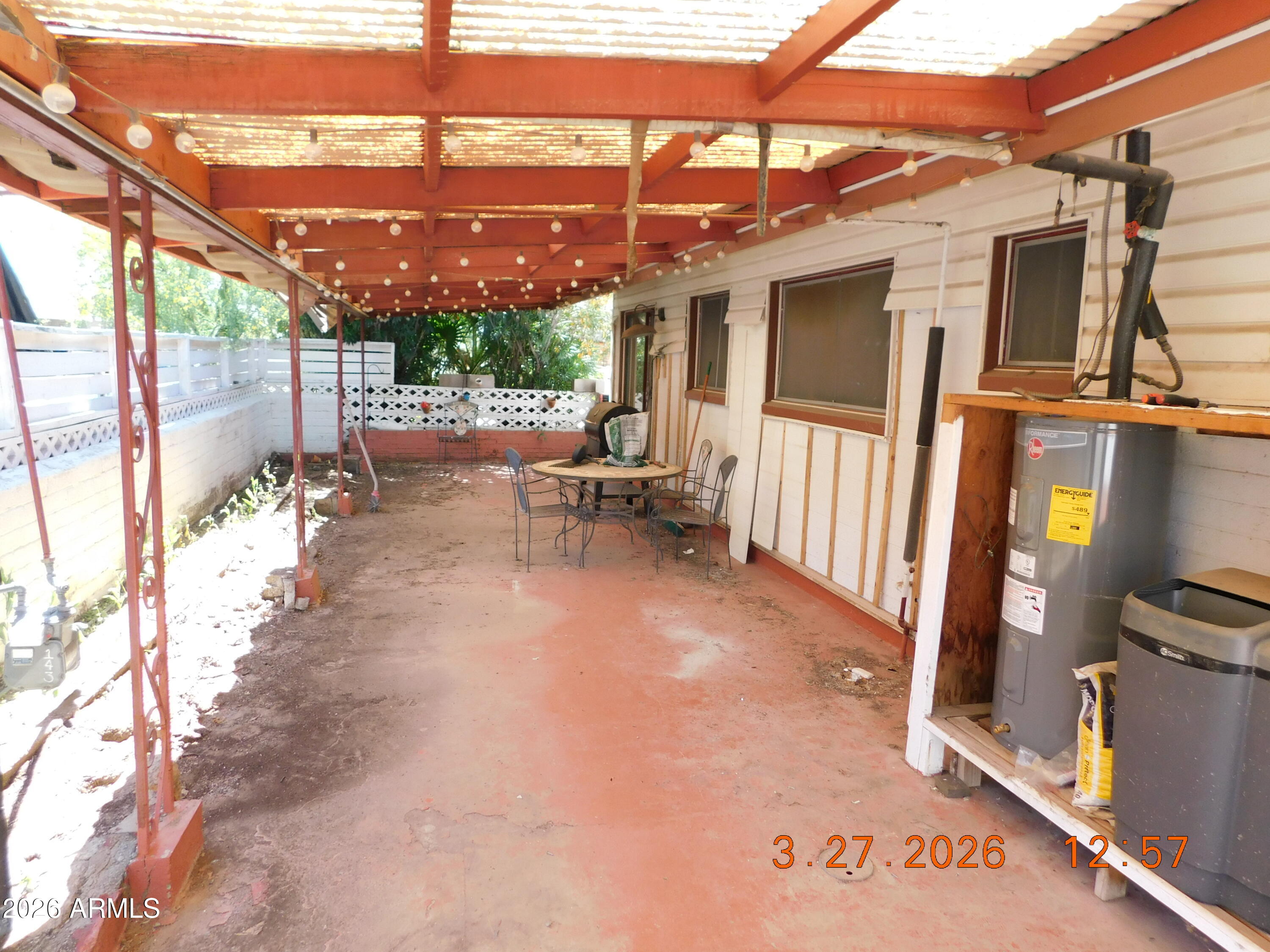306 Danbury Road Kearny, AZ 85137 - Photo 33 of 59 Rear Patio Area