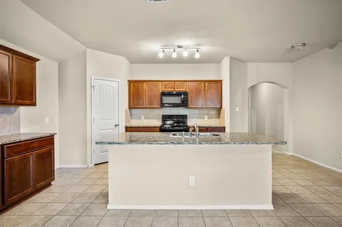 a bathroom with a yard