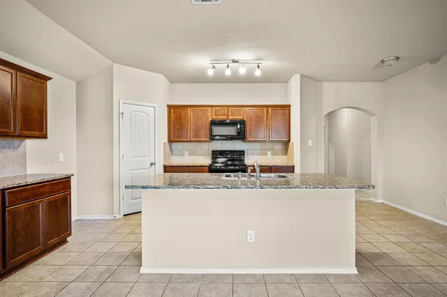 a bathroom with a yard