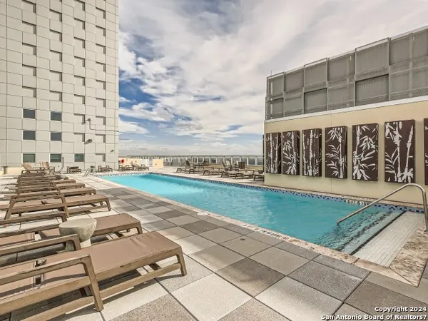 a view of swimming pool with outdoor space
