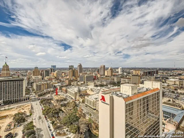a view of a city with lots of buildings