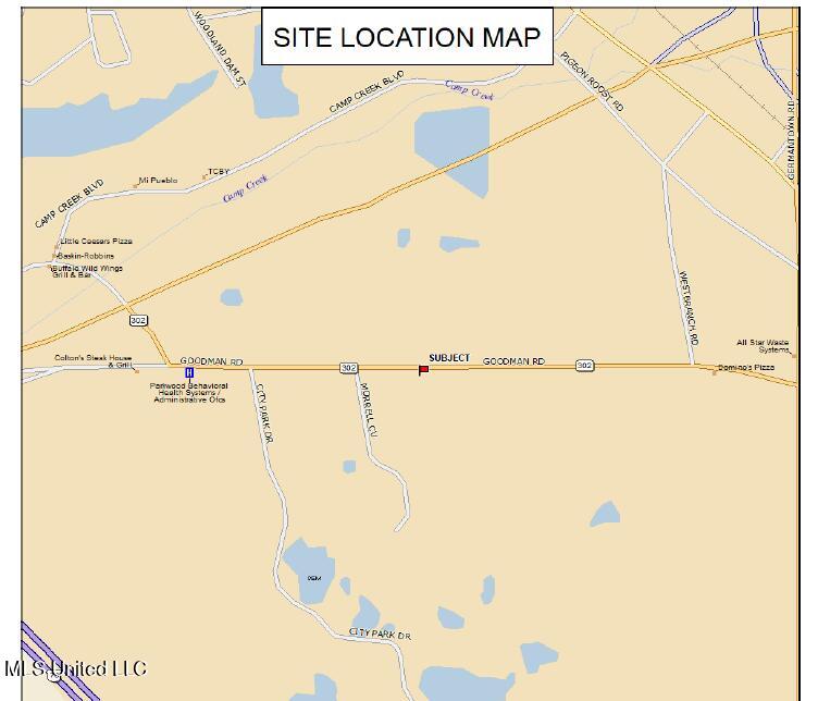 Goodman Road Olive Branch, MS 38654 - Photo 10 of 10 Site map