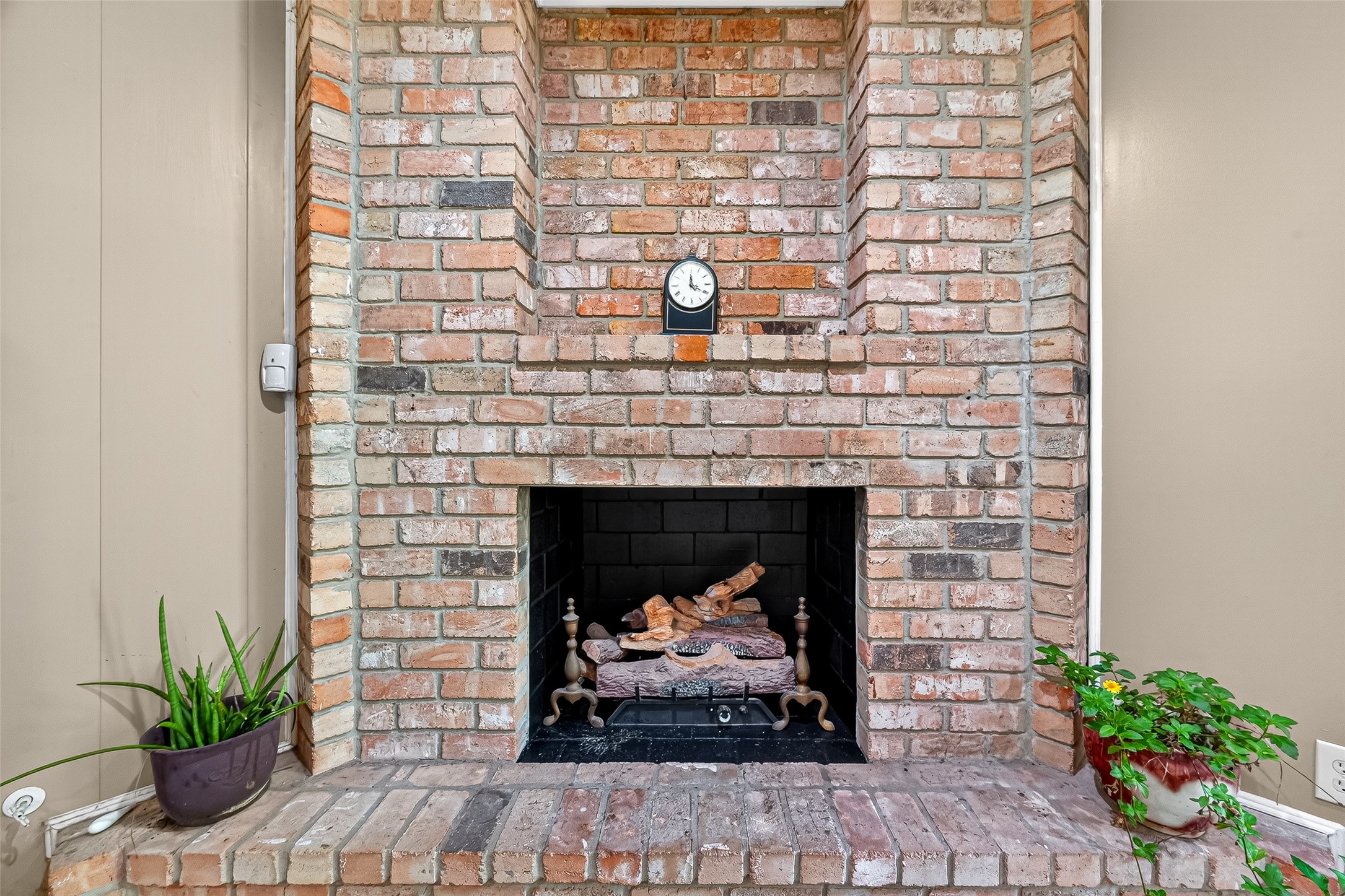 10302 Ivyridge Road Houston, TX 77043 - Photo 26 of 47 a close view of a fireplace with plants