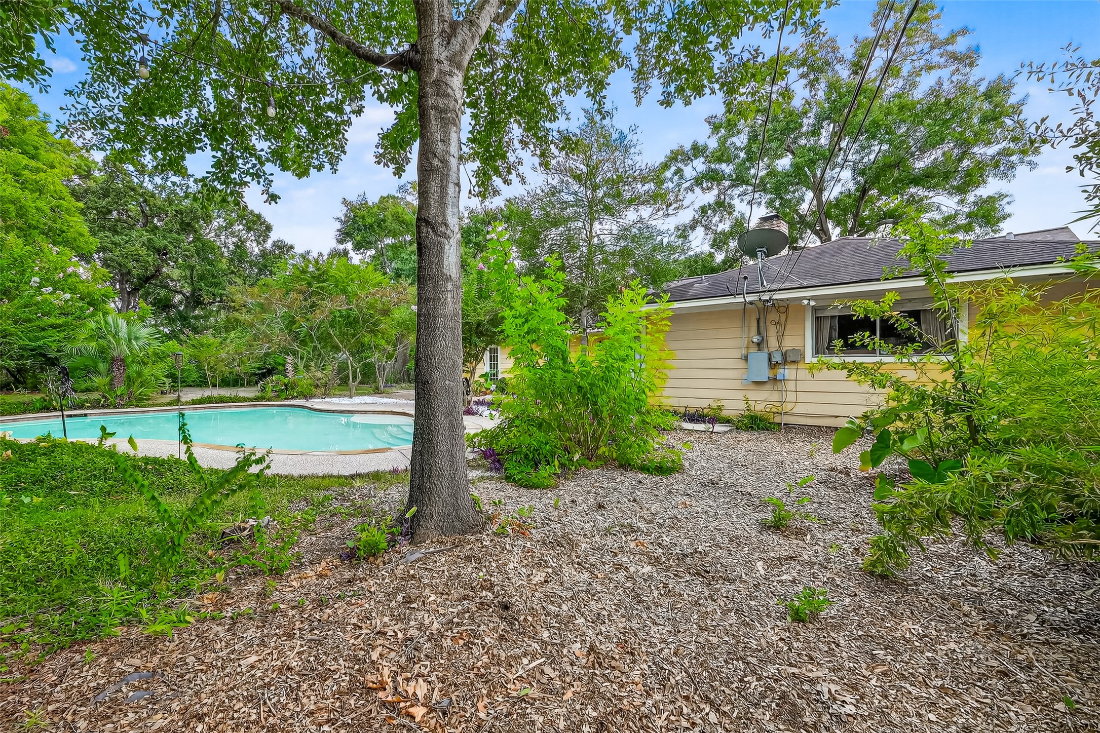 10302 Ivyridge Road Houston, TX 77043 - Photo 44 of 47 a front view of a house with garden