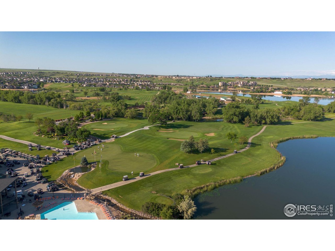 116 Cobble Court Windsor, CO 80550 - Photo 31 of 41 a view of an outdoor space and a lake view